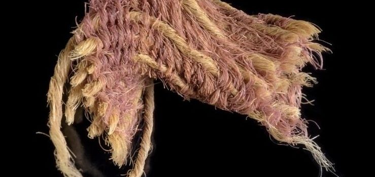 Izrael objevil královské fialové plátno z doby krále Davida